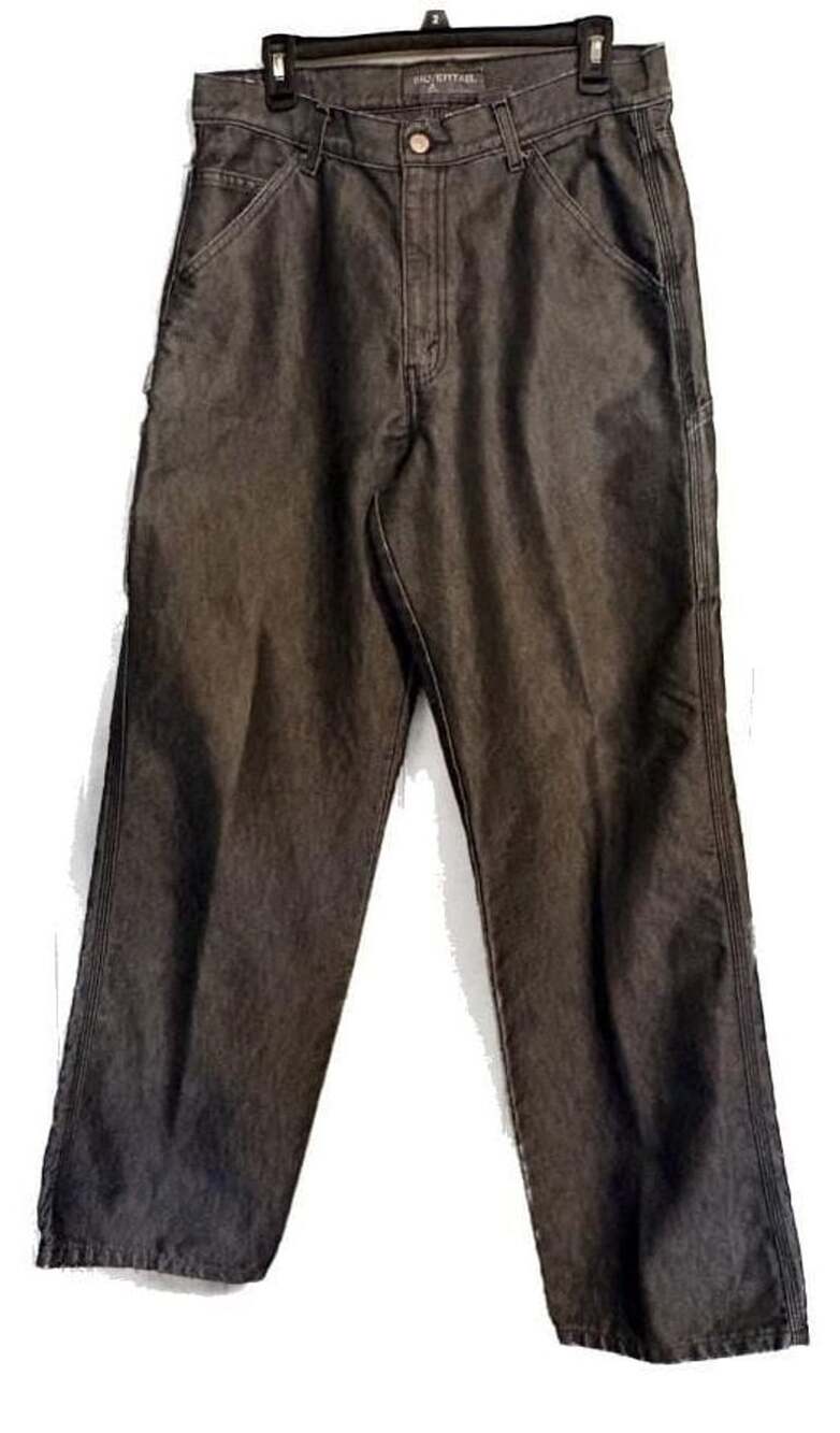 Vintage 90’s Y2K Inspired Levi's Silvertab Baggy Carpenter Denim Jeans in Metall